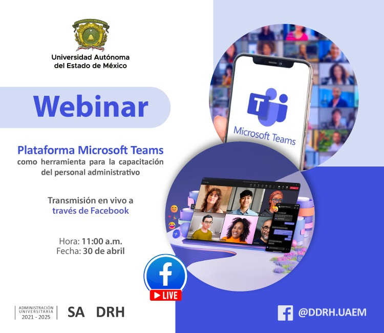 Webinar: Plataforma Microsoft Teams como herramienta para la capacitación del Personal administrativo