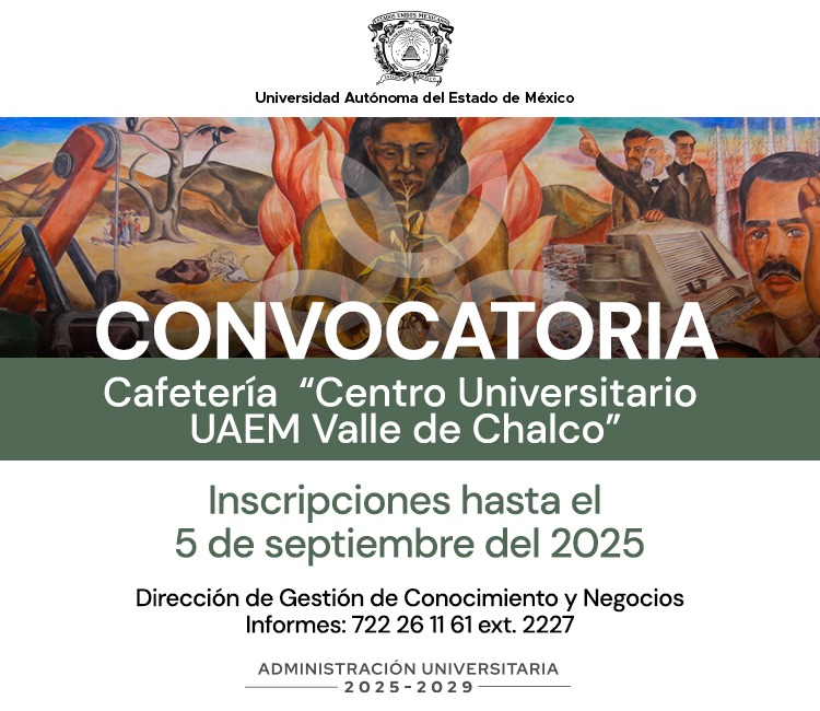 Convocatoria Cafetería "Centro Universitario UAEM Valle de Chalco"