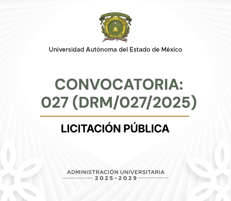 ver CONVOCATORIA 027(DRM/027/2025)