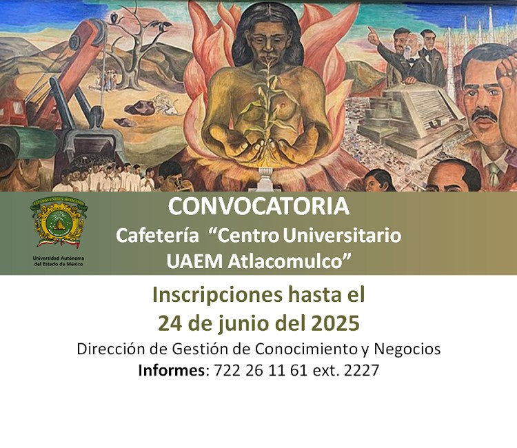 Convocatoria Cafetería "Centro Universitario UAEM Atlacomulco"
