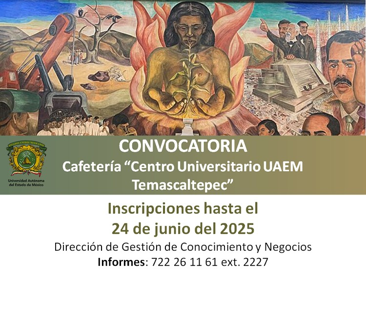Convocatoria Cafetería "Centro Universitario UAEM Temascaltepec"