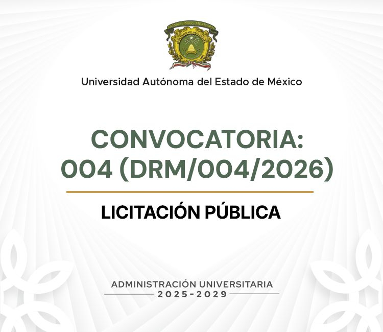 Ver Convocatoria Licitación Pública 004(DRM/004/2026)