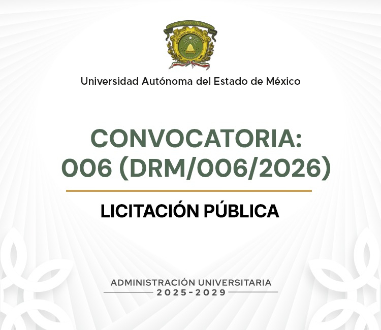 Ver Convocatoria Licitación Pública 006(DRM/006/2026)