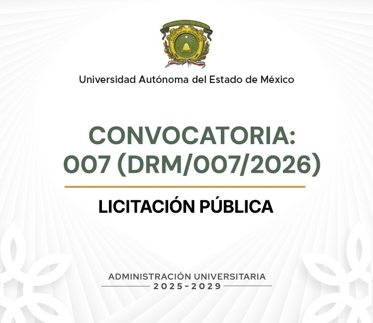 Convocatoria 007(DRM/007/2026)