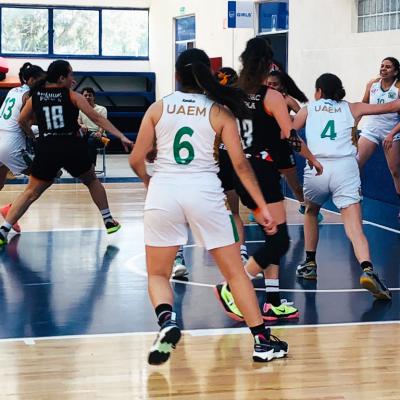 Equipo representativo de Básquetbol femenil contra Anáhuac octubre 2022