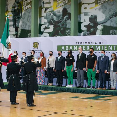 Abanderamiento de la Delegación de Deportistas Universitarios 2022
