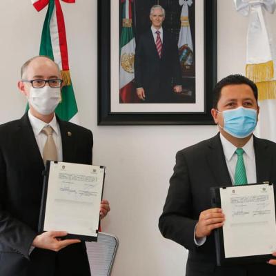Firma de Convenio entre la Universidad Autónoma del Estado de México y la Secretaría de Educación del gobierno del Estado de México