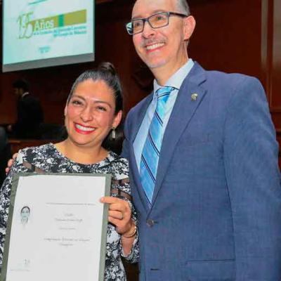 El rector de la UAEMéx, Carlos Eduardo Barrera Díaz, reconoció a  la primera generación del Diplomado Superior en Competencias Docentes en Lenguas Extranjeras 8/06/2023