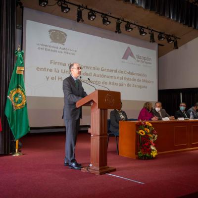 Firma de convenio UAEMéx-Atizapán