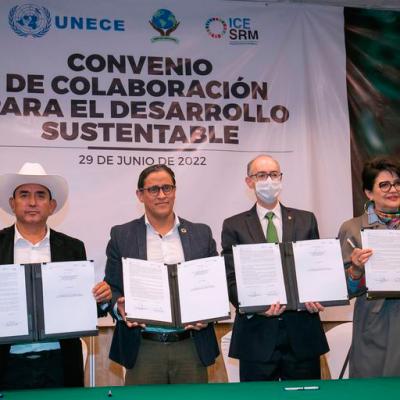 Firma de Convenio De Colaboración con UNECE y Unidos por el Campo