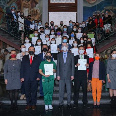 Entrega Simbólica De Becas Apoyos Y Estímulos 2021 B