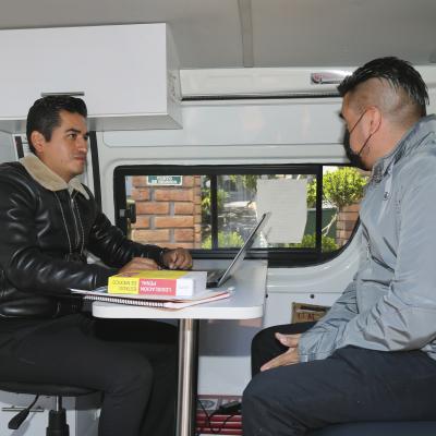 Toluca, México.- Instalación del Módulo de Denuncia Exprés de la Fiscalía General de Justicia del Estado de México (FGJEM) en la explanada de Servicios al Estudiante en Ciudad Universitaria. Junio de 2022