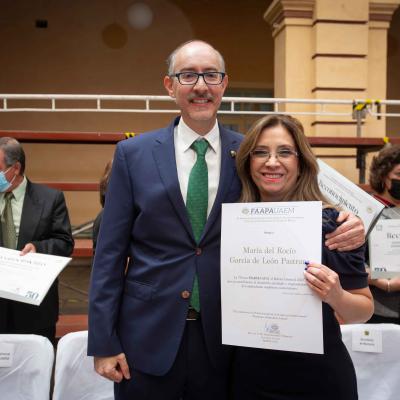 Entrega de Reconocimientos por 25, 30, 35 años y más de Servicio Académico Laboral de la FAAPAUAEM.