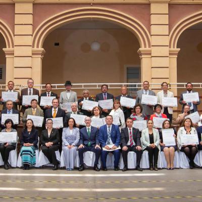 Entrega de Reconocimientos por 25, 30, 35 años y más de Servicio Académico Laboral de la FAAPAUAEM.
