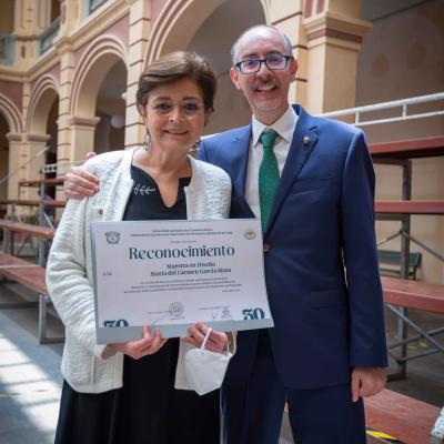 Entrega de Reconocimientos por 25, 30, 35 años y más de Servicio Académico Laboral de la FAAPAUAEM.