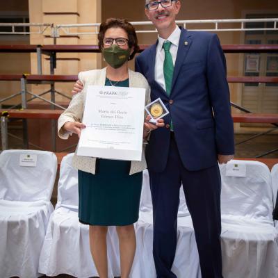 Entrega de Reconocimientos por 25, 30, 35 años y más de Servicio Académico Laboral de la FAAPAUAEM.