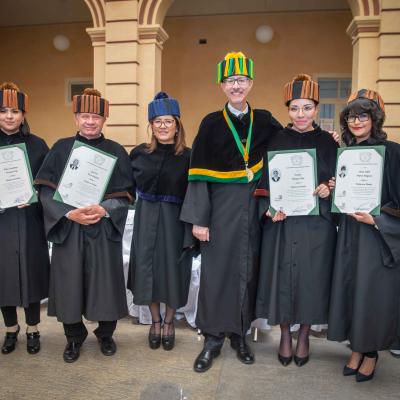 Ceremonia de entrega de grado Maestría y Doctorado