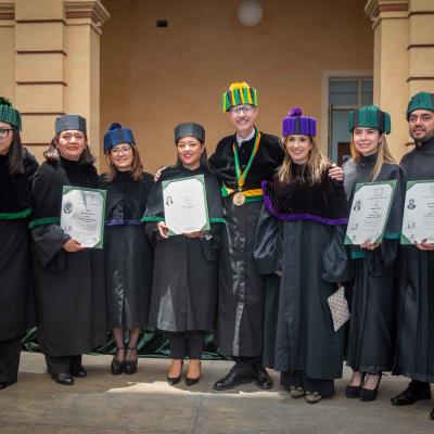 Ceremonia de entrega de grado Maestría y Doctorado