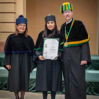 Ceremonia de entrega de grado Maestría y Doctorado