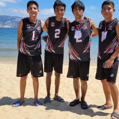 Deportistas de Voleibol de Playa 