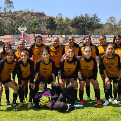 Selección de Fútbol Asociación femenil del Plantel “Nezahualcóyotl” 