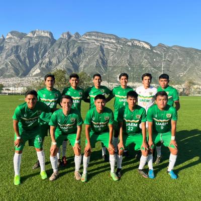 Equipo representativo de Fútbol Asociación varonil contra Universidad de Monterrey octubre 2022