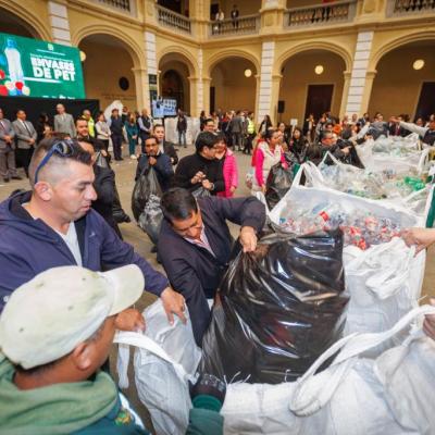  	Campaña Universitaria de recolección de PET y taparroscas de plástico 2023 